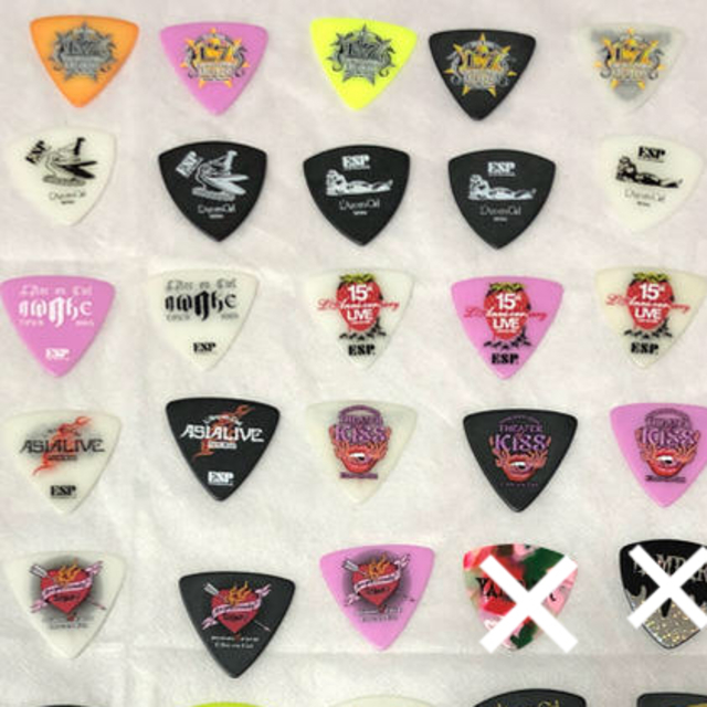 tetsuya 本人使用ピック 96年あたり ラルク L'Arc tetsuya 本人使用