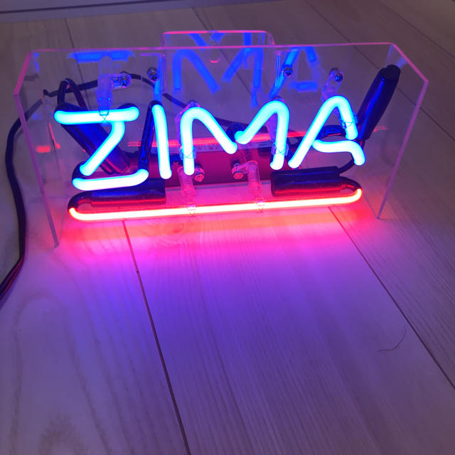 未使用 ZIMA ネオンサイン 電飾看板 アンティーク⁄ZIMA⁄ジーマ⁄ネオン管