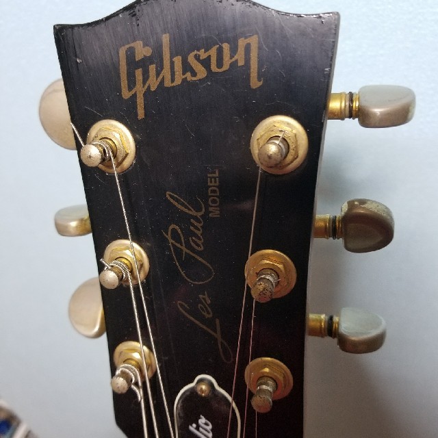 ギブソン レスポールスタジオ ネック割れ修正済み ギター