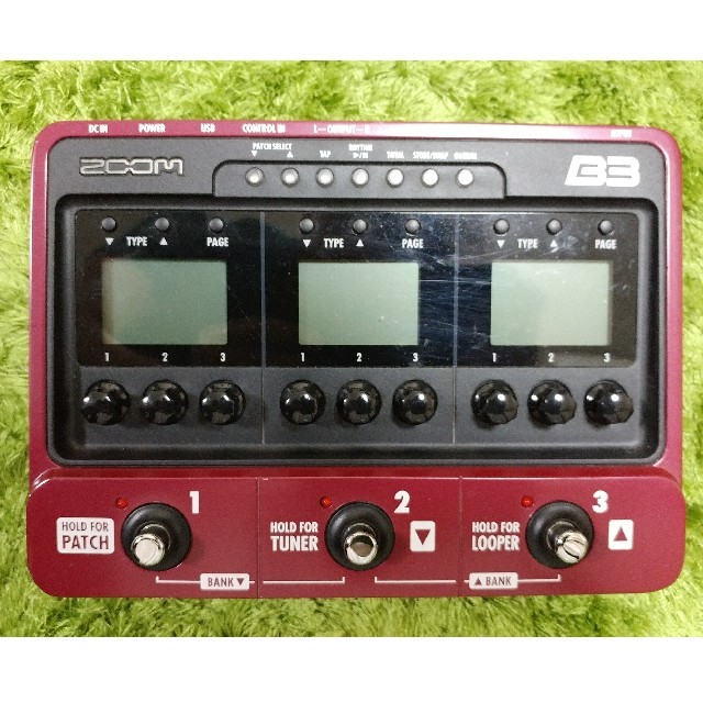 ZOOM B3 ベース用マルチエフェクター 箱・電源ケーブル付 B3 Bass