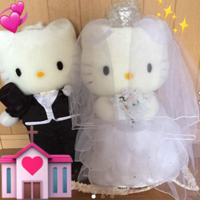 ハローキティ キティ 桂由美 マスコット ウェディング 結婚式 レア