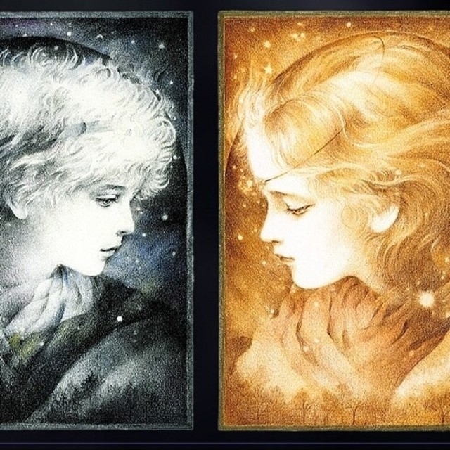 真作美品】きたのじゅんこ 【金の森】【銀の森】 保証書あり きた