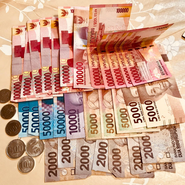 インドネシアルピア 保証書付！！インドネシア ルピア 紙幣 50枚