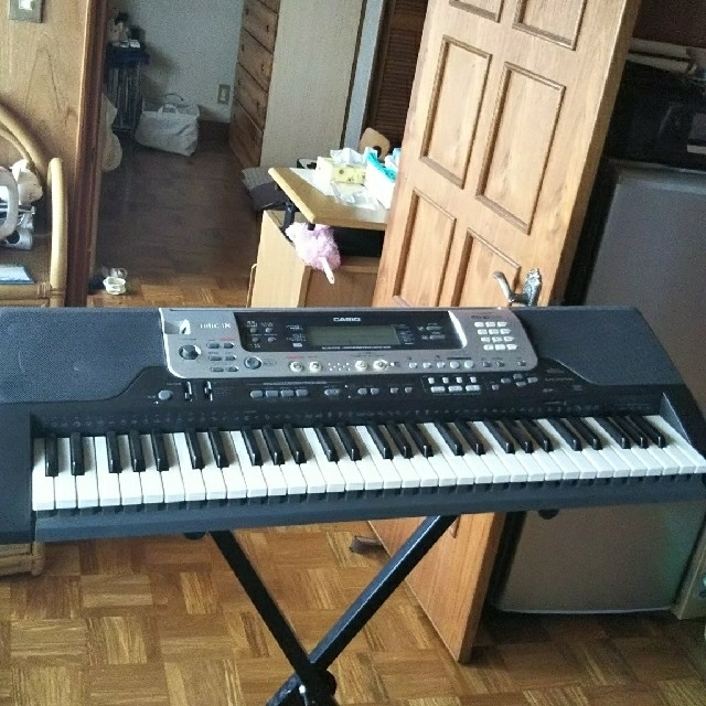 CASIO - カシオ キーボード LK-301BB スタンド付の通販 by mti's shop