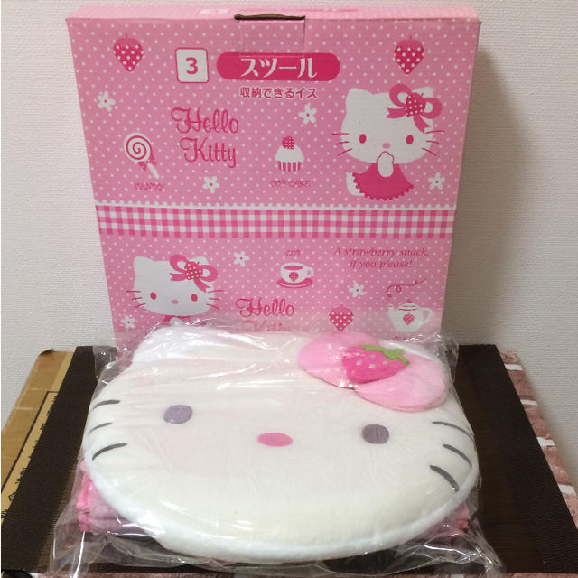 希少 1970's 初代 ハローキティ コレクション ボックス スツール