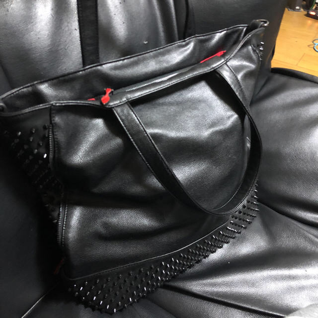 ボストンバッグ Riou・Gerald 革 黒