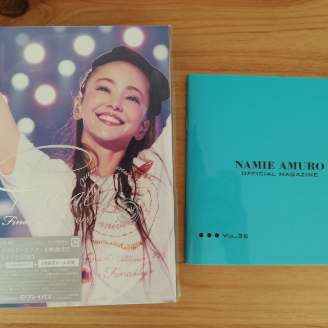 安室奈美恵finally DVD 初回限定版+ファンクラブ会報vol.26