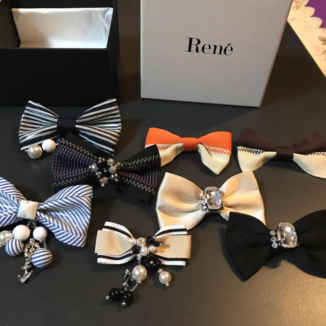 Rene ルネ 新品！RENEリボンブローチ リボンブローチセット パワー
