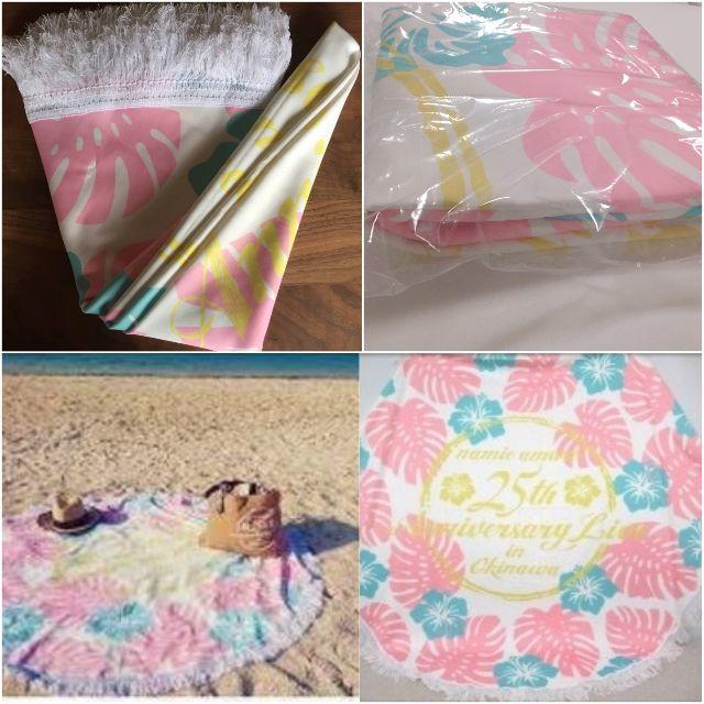 安室奈美恵 ラウンドビーチタオル