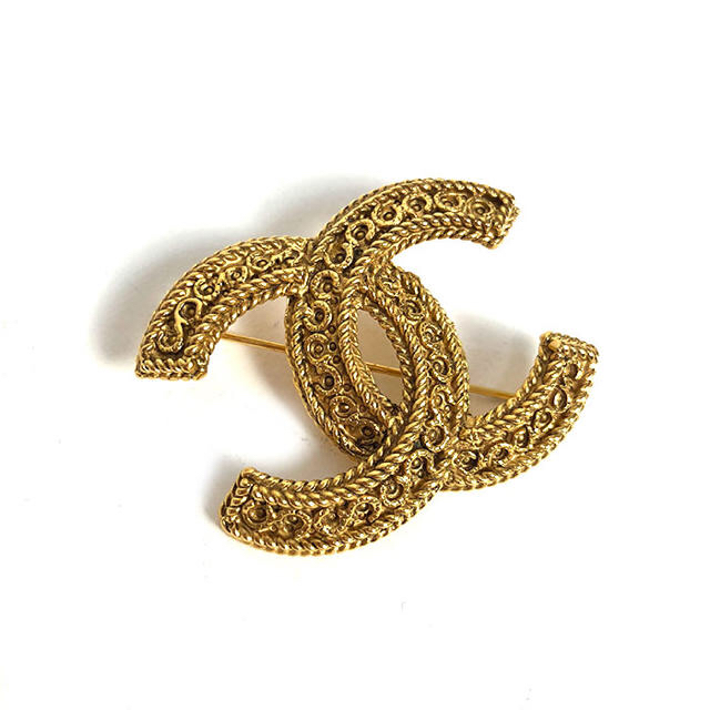 CHANEL - シャネル ブローチ ゴールド ココマーク の通販 by 未楽's