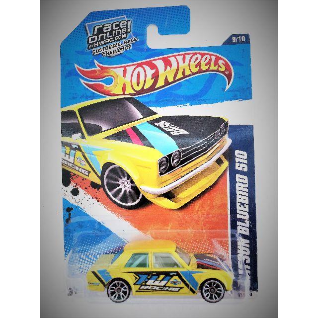 ホットウィール ダットサン ブルーバード 510 ハードトップ絶版黄激