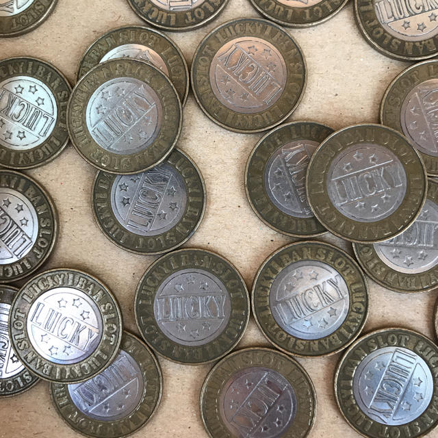 パチスロ機用 25パイ メダル 5000枚 美品 メダル 25パイ 5000枚 実機