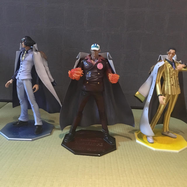 アニキャラヒーローズ ワンピース 特典 青キジ 赤犬 黄猿 クリアカラー