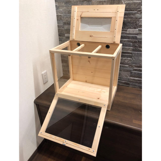 新品 木製 ケージ ハリネズミ ハムスター 小動物 爬虫類 送料込み 飼育用品