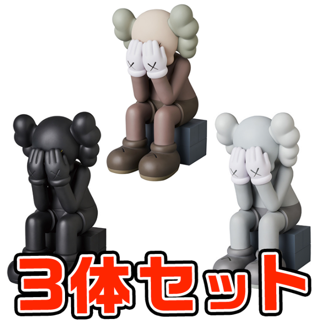3体セット KAWS PASSING THROUGH BROWN