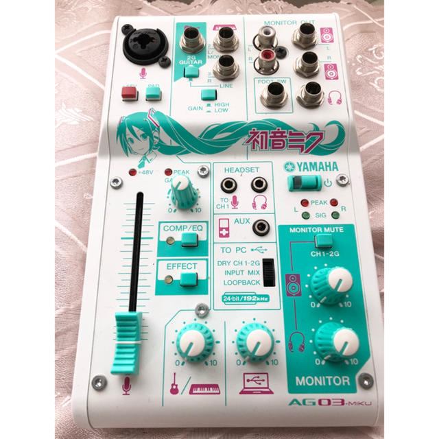 YAMAHA ウェブキャスティングミキサー AG03-MIKU 初音ミク オーディオ