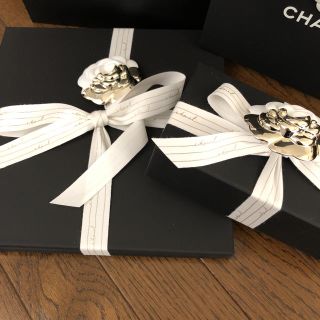 シャネル ショッパー 空箱 マグネット バレッタ 保存袋 付属品 セット