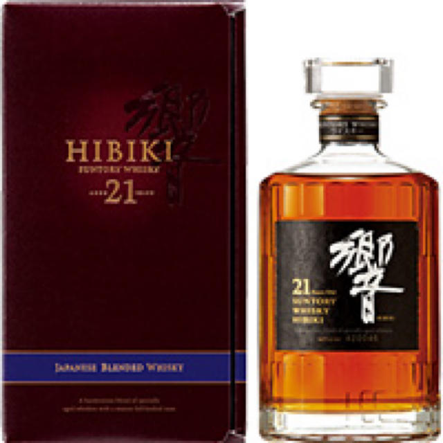 未開栓・箱付き響21年 サントリー ブレンデッドウイスキー 響21年 700ml 2