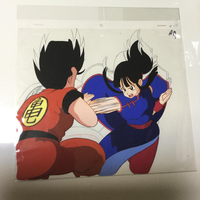 DBZ セル画 悟空vsチチ ドラゴンボールコレクション チチ