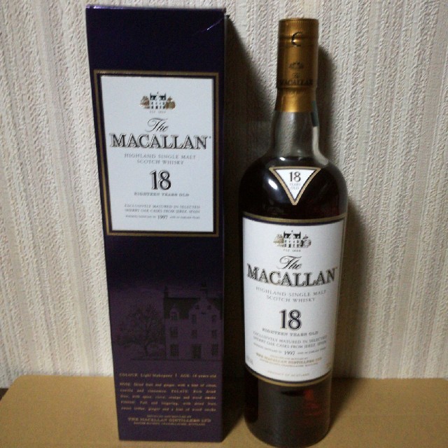ザ・マッカラン 18年43度700ml【1997リリース】【箱付】【正規輸入品