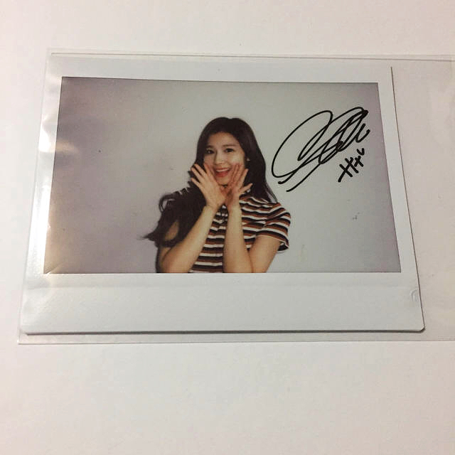 twice サナ SANA サイン チェキ TWICE wonderland サナ 直筆サイン入り