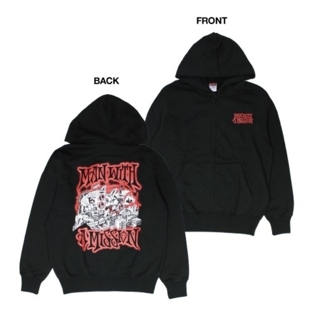 マンウィズFCツアーパーカーXL MAN WITH A MISSION