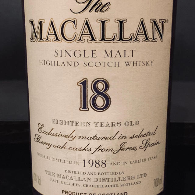 マッカラン18年 The MACALLAN マッカラン 18年「1988」ヴィンテージ