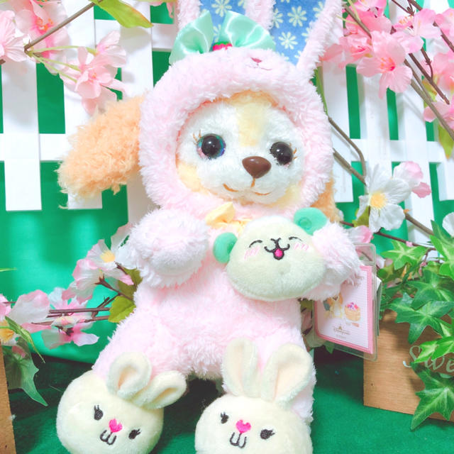 激カワ❗️香港ディズニー イースター クッキーアンSSぬいぐるみ 激
