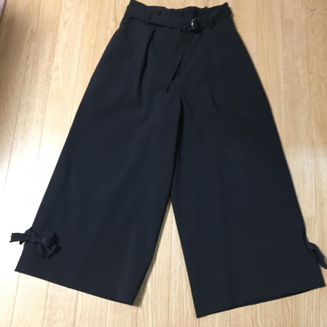 M'S GRACY ブラック ガウチョ、グレーワイドパンツ2点おまとめ M'S