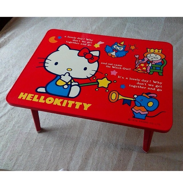 キティ 千鳥キティ 折り畳みテーブル ダイカット 専用取り置き品