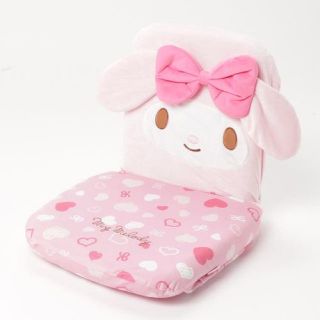 サンリオ マイメロ 座椅子 ピンク 水玉模様 サンリオ マイメロ 座椅子