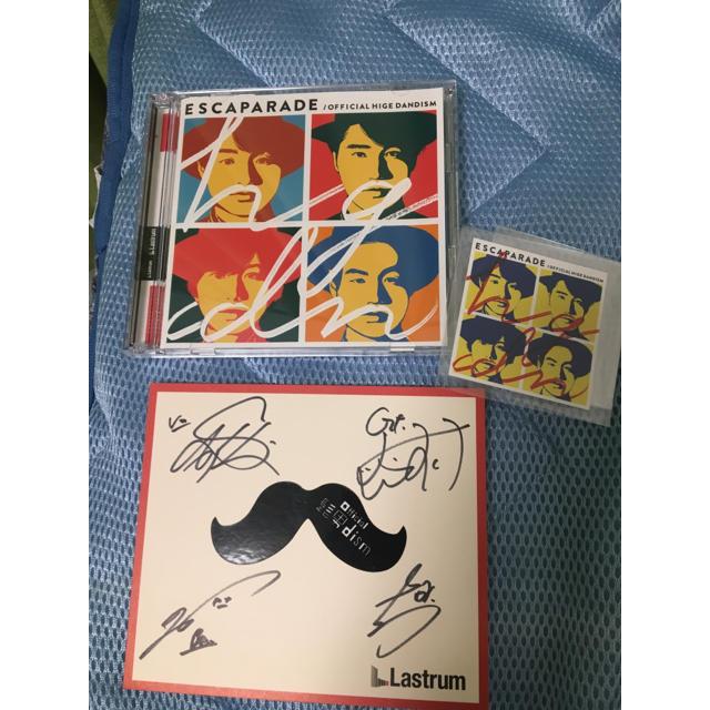 official髭男dism ひげだん サイン 色紙 ライブサイン色紙 official髭