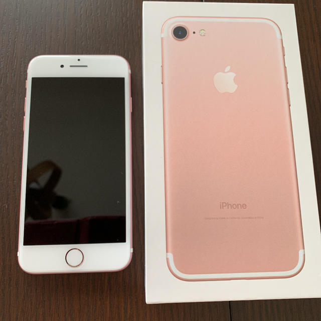 ❤️iPhone 7 Rose Gold 128 GB au