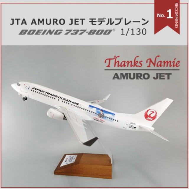 安室奈美恵 AMURO JET モデルプレーン 1/130