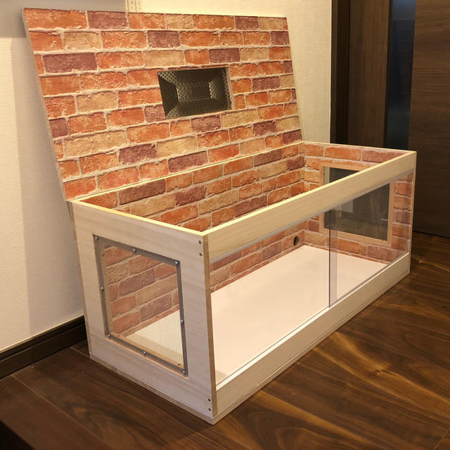 ハリネズミ用 木製ケージ 新品未使用 カスタムベースにどうぞ ペット用品