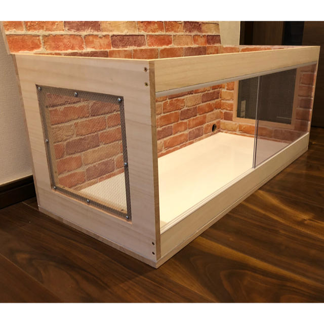 ハリネズミ用 木製ケージ 新品未使用 カスタムベースにどうぞ ペット用品