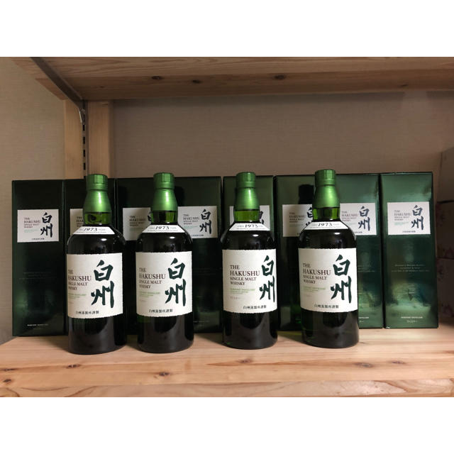 サントリー 白州「100周年記念蒸溜所ラベル」12本セット 白州12年 100周年