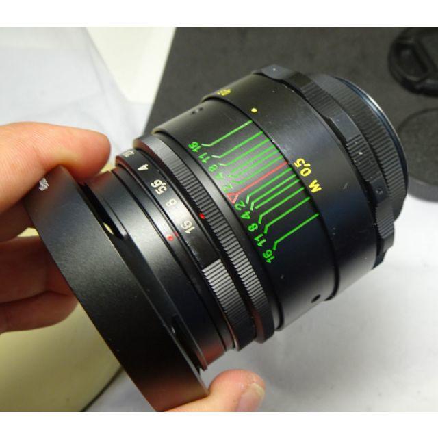 44 未使用品 ぐるぐるボケレンズ Helios44-2 アダプター付 未使用品