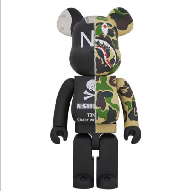 ベアブリック BAPE× NBHD SHARK BE@RBRICK 1000%