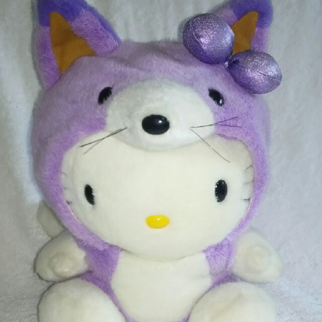 激レア ！ 2010年 ハローキティ ぬいぐるみ ご当地 北海道 キツネ 珍