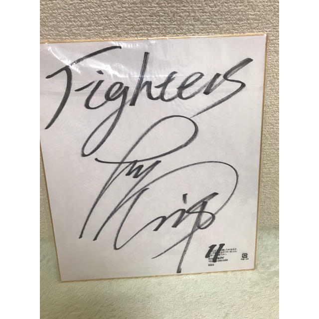 大谷翔平 選手 直筆サイン色紙 北海道日本ハムファイターズ時代 北海道