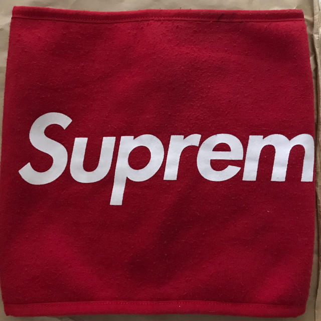 Supreme fleece neck gaiter red BRAND NEW!! FW19 Supreme Bandana
