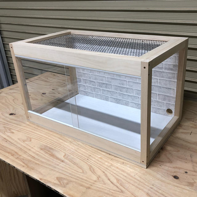 送料込み ハリネズミ ハムスター 木製ケージ オーダー可能！カスタム