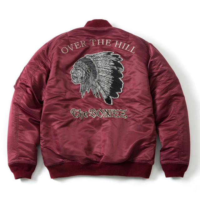 Bones varsity jacket – THE FLAMES The BONEZ MA-1 JACKET 3rd