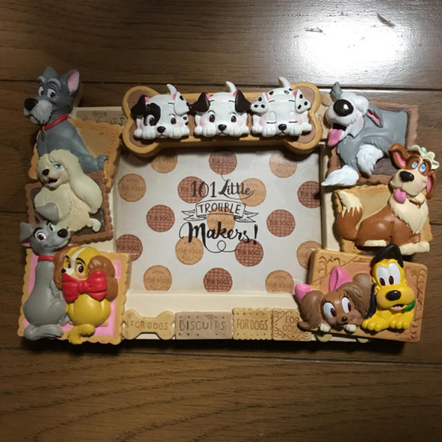 ディズニー 犬 写真立て フォトフレーム ディズニーストア限定 犬 写真