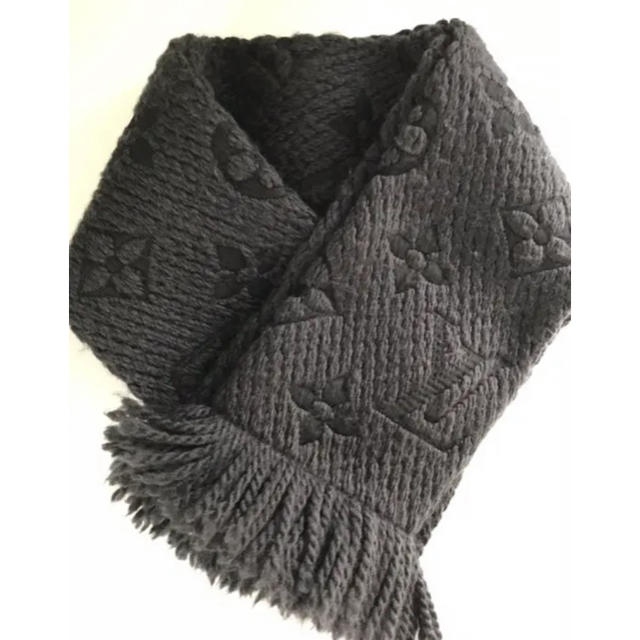 ルイヴィトン マフラー グレー｜LOUIS VUITTON モノグラムマフラー