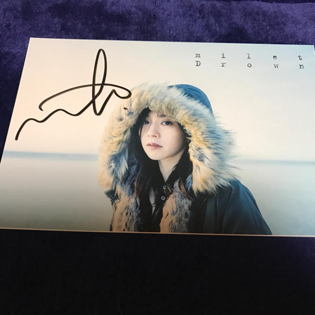 milet 直筆サイン入りポストカード milet ポストカード 直筆サイン CD