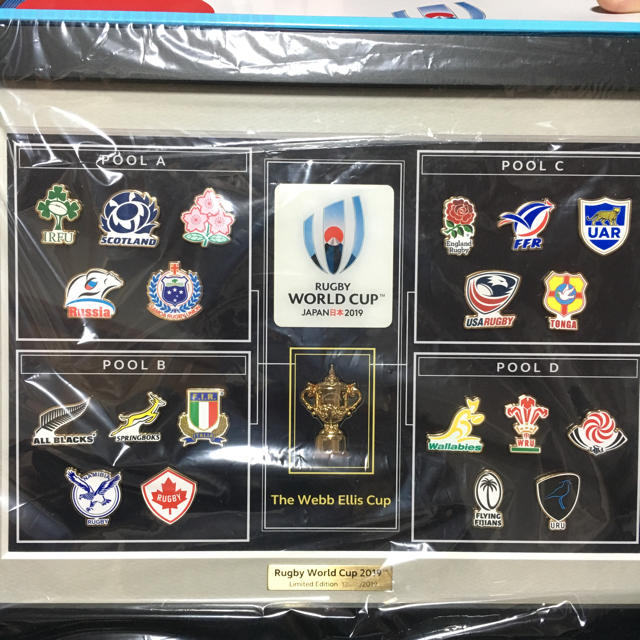 Rugby World Cup 2019 特別ピンバッジフレーム Rugby World Cup 2019