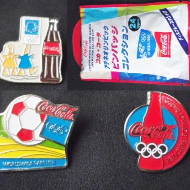 激レア】コカ・コーラピンバッジ歴代オリンピック全種類