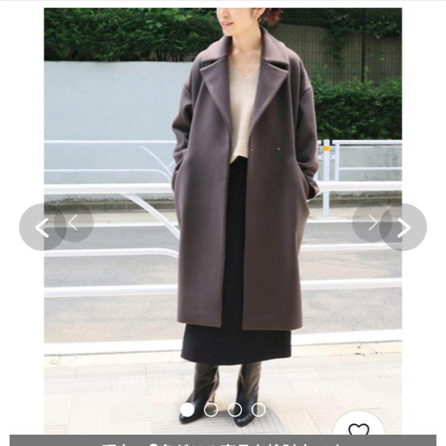 IENA manteco オーバーチェスターコート グレー 36